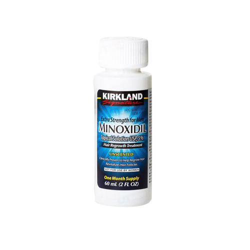 KIRKLAND Signature Minoxidil 5% Extra Strength Hair Regrowth For Men Scalp Lotion - (5%)