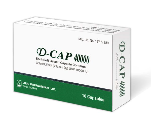 D-Cap 40000 Capsule - (40000IU)