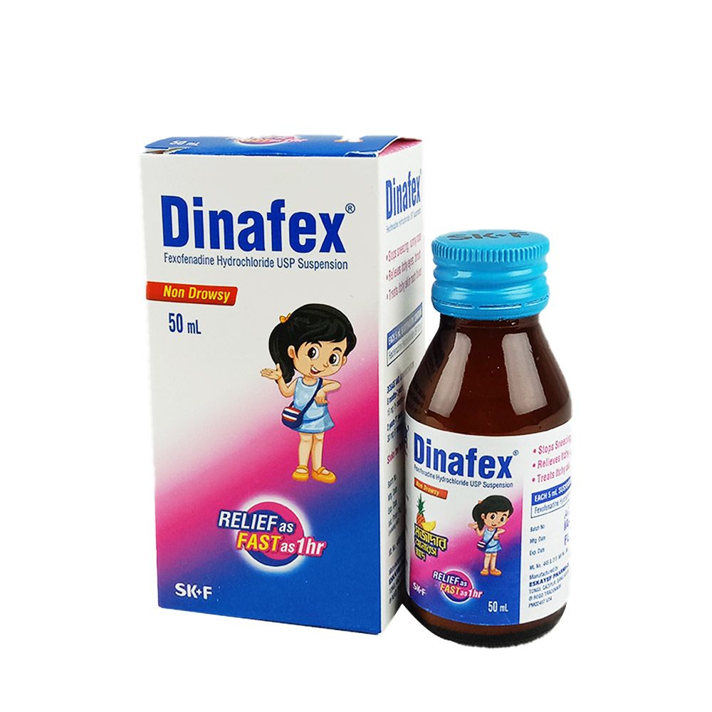 Dinafex Suspension - (30mg/5ml)