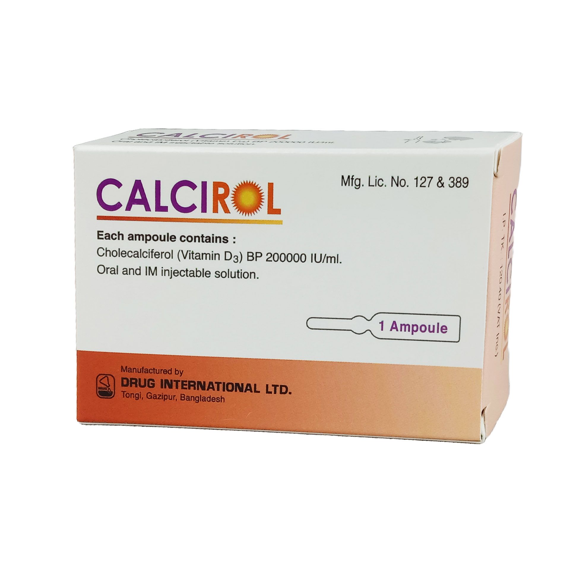 Calcirol Injection - (5mg/Ml)
