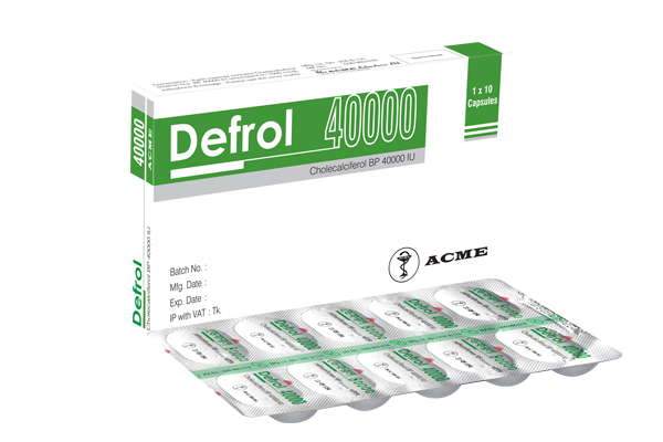 Defrol 40000 Capsule - (40000IU)