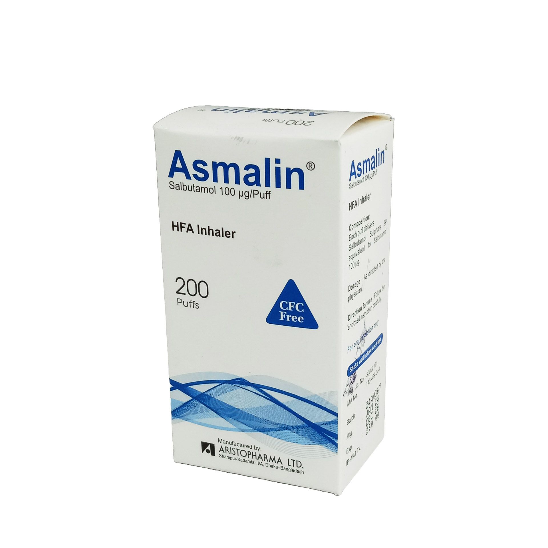 Asmalin HFA Inhaler - (100mcg/Puff)