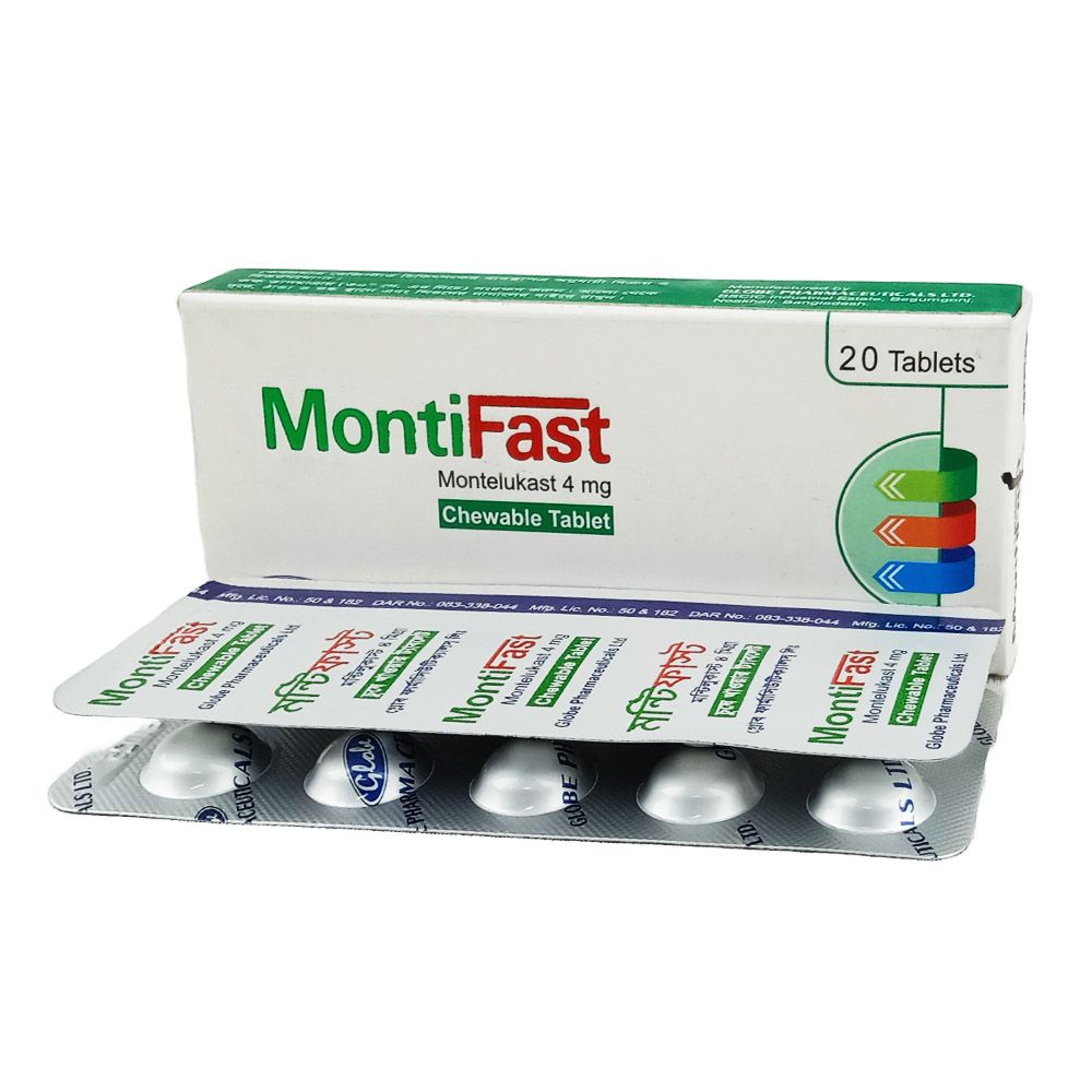 Montifast 4 Tablet - (4mg)