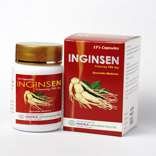 Inginsen 500mg Capsule (15pcs Pot)