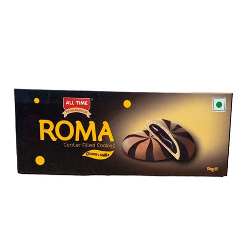 All Time Roma Center Filled Cookies Chocovanilla 75 gm