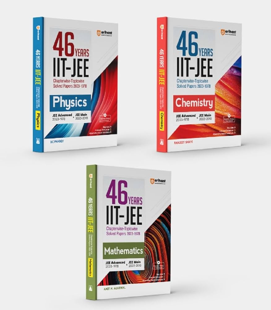 46 Years IIT-JEE [Physics+Chemistry+Mathematics (3pc)] Chapterwise-topicwise Solved Paper 2023-1978