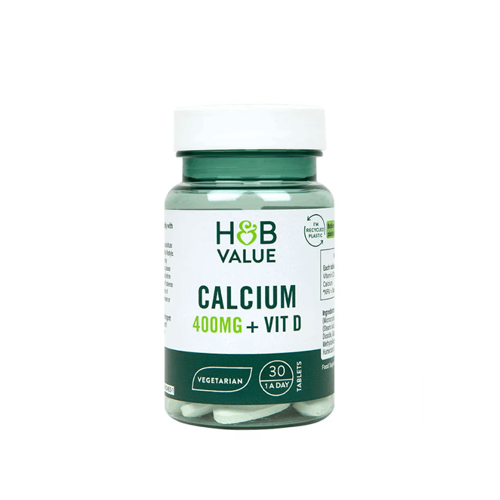 Holland & Barrett Calcium 400mg + Vit D 30 Tablets