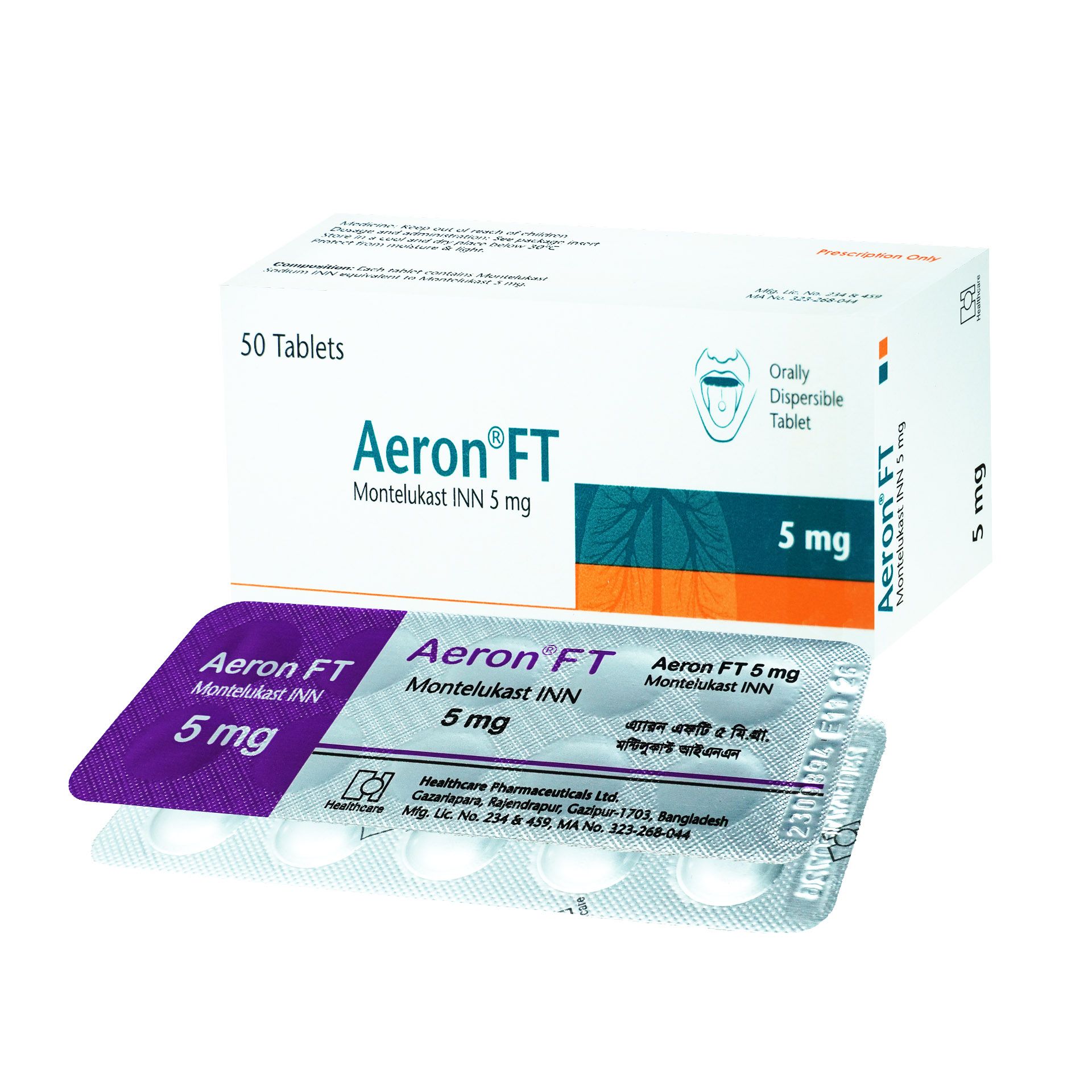 Aeron FT 5 Tablet - (5mg)
