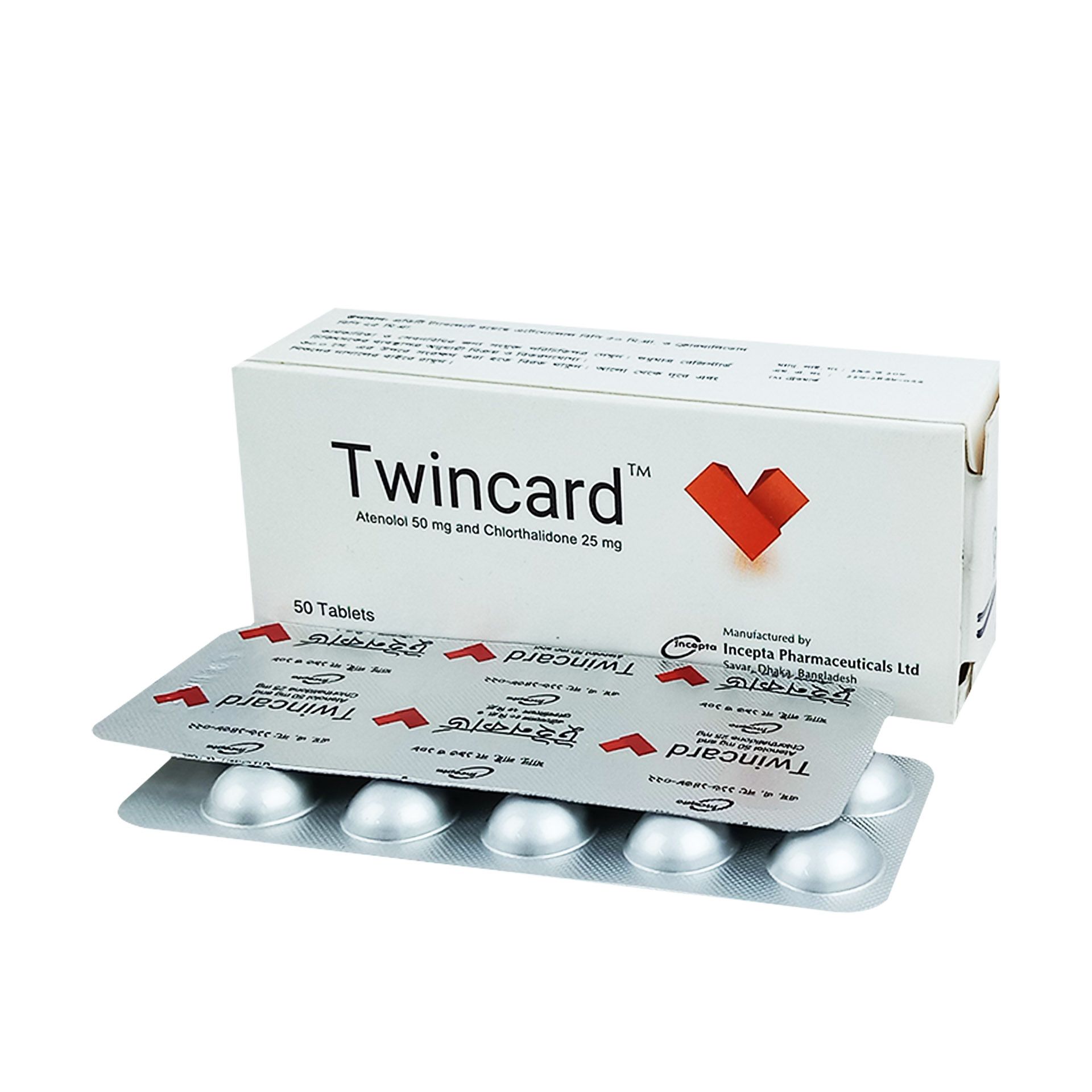 Twincard Tablet - (50mg+25mg)