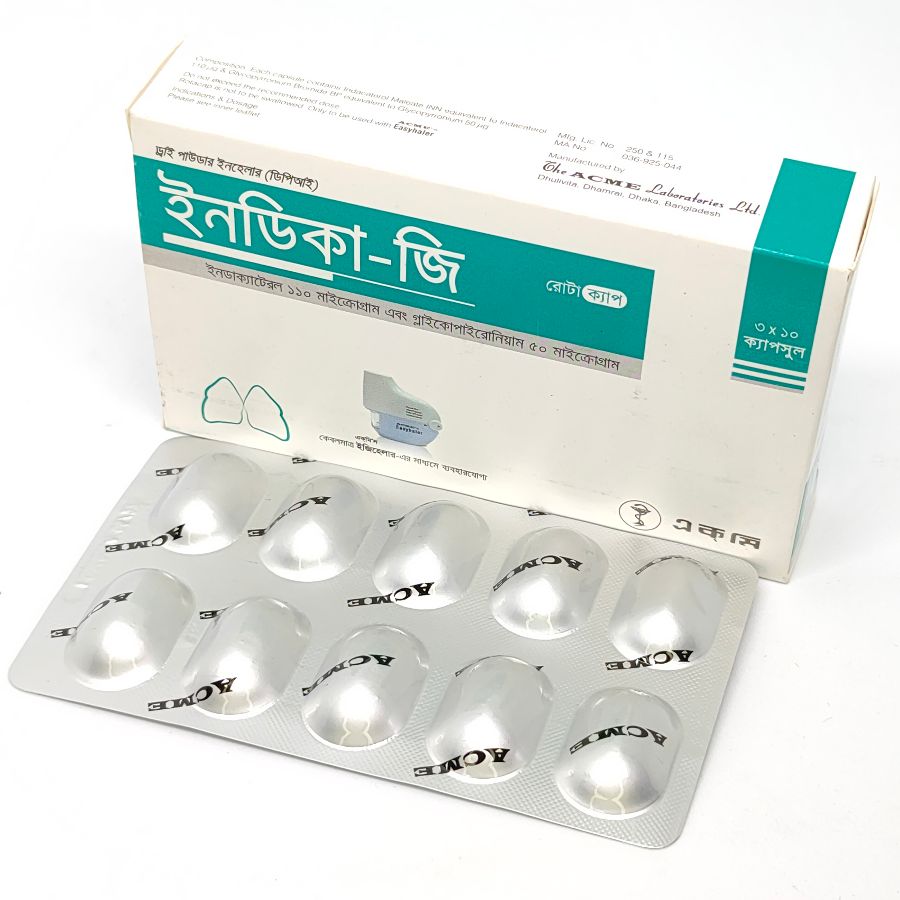 Indica-G DPI Capsule - (50mcg+110mcg)