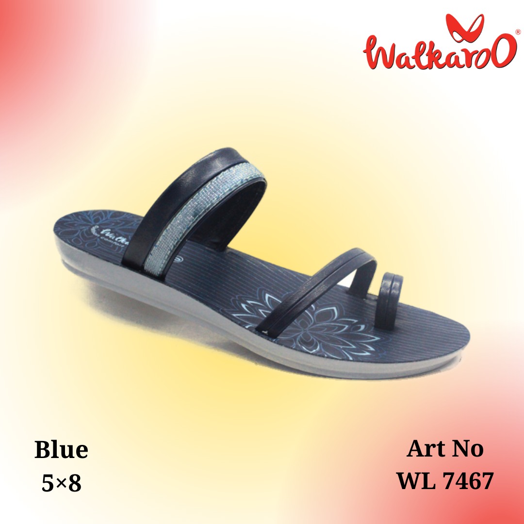 Walkaroo Grey color sandal for ladies