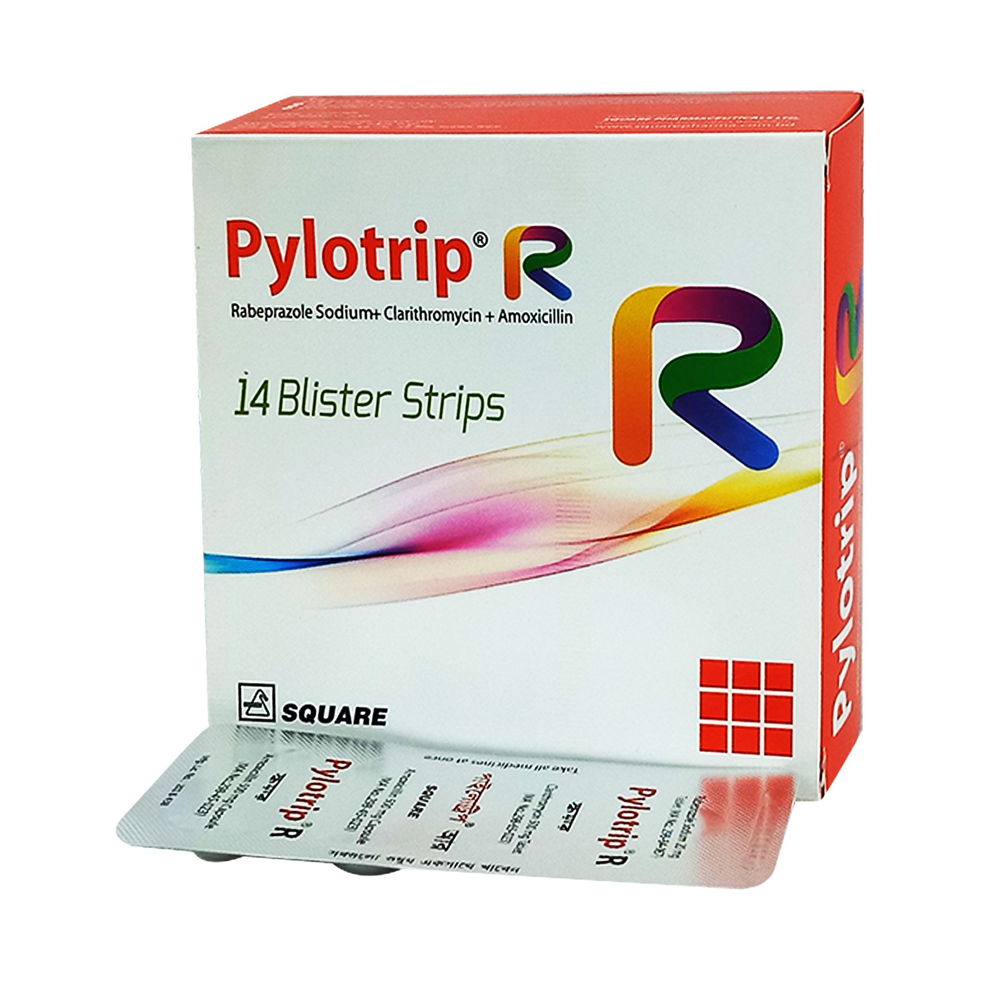 Pylotrip R Tablet - (20mg+500mg+1gm) - 1 strip