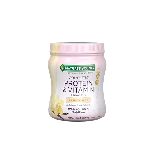 Protein Powder with Vitamin C Contains Vitamin C for Immune Health, provides Hair, Nail support & Digestive health support,Fiber & Probiotics, 453gm powder, USA