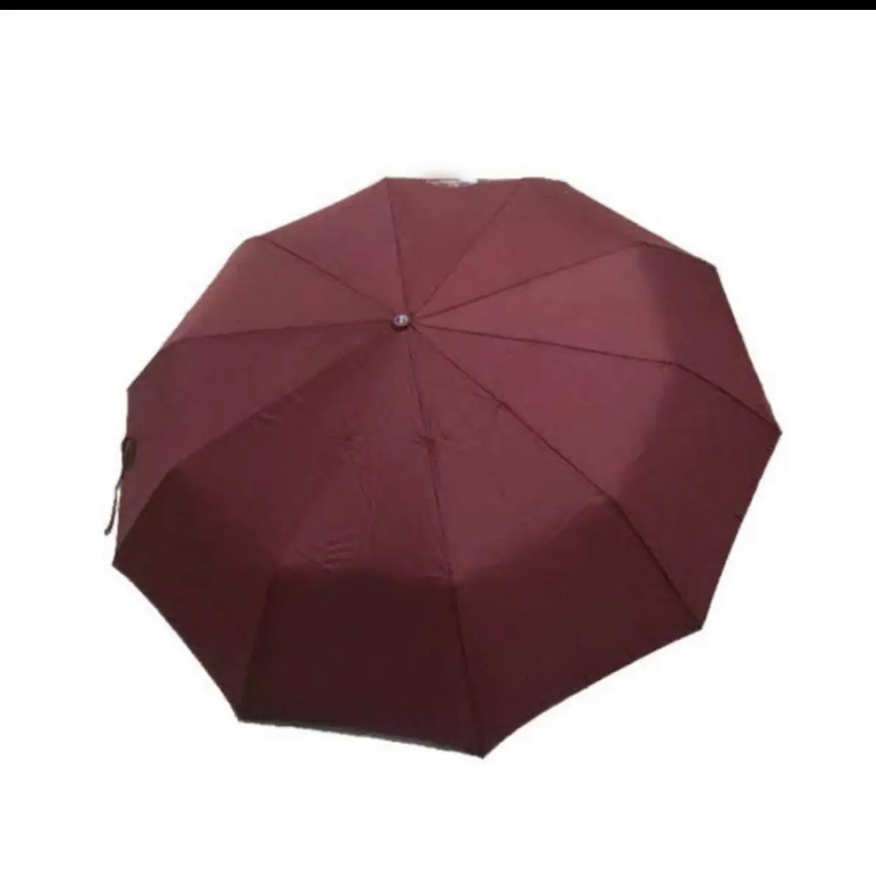 Shankar Auto Open 8 Spoke 2 fold Heavy duty Marron Umbrella