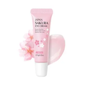 LAIKOU Sakura Eye Cream Anti-Aging Wrinkles Remover Dark Circles Eye Care Against Puffiness and Bags - 15gm