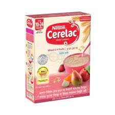 Nestlé Cerelac 3 Wheat & 4 Fruits (10 M +)