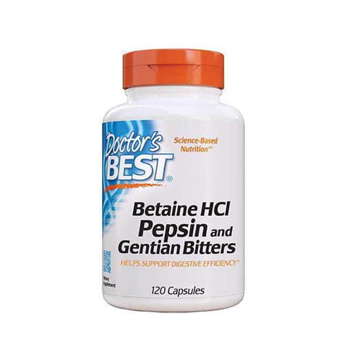 Doctor's Best Betaine HCI Pepsin & Gentian Bitters Capsule