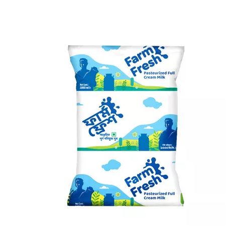 Farm Fresh Pasteurized Full Cream Milk-1 ltr