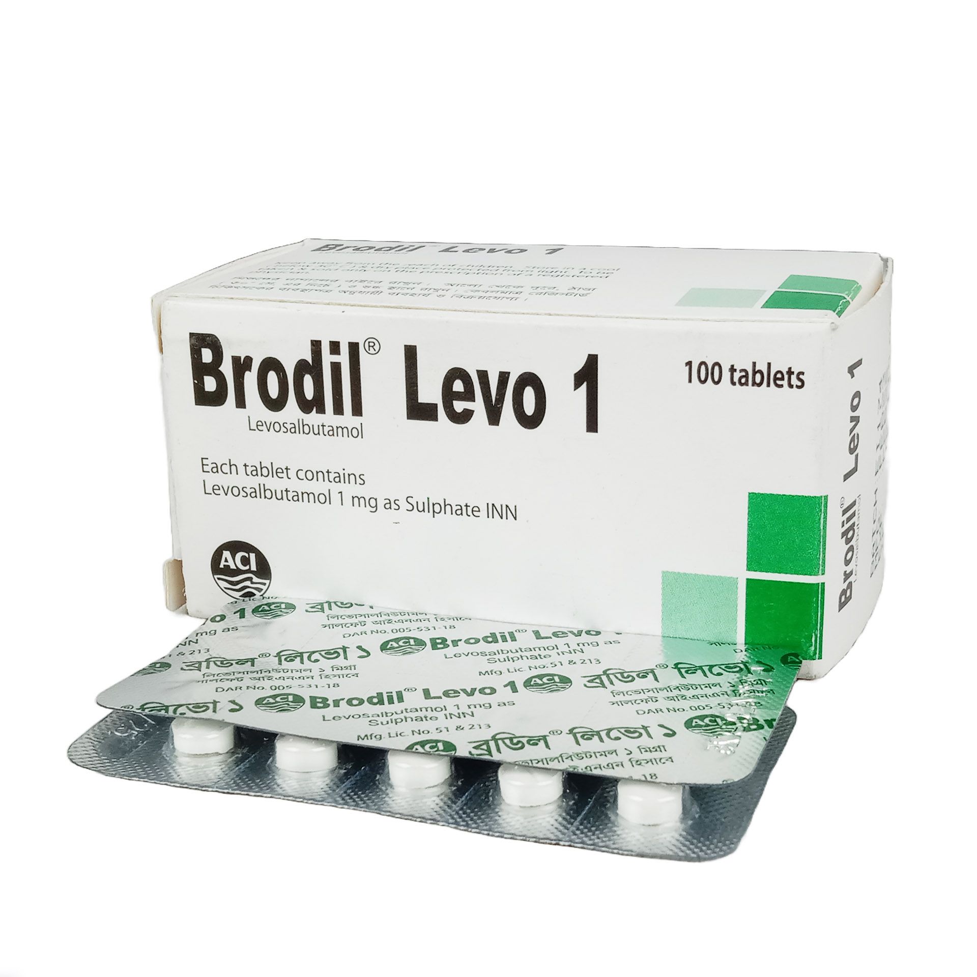 Brodil Levo 1 Tablet - (1mg)
