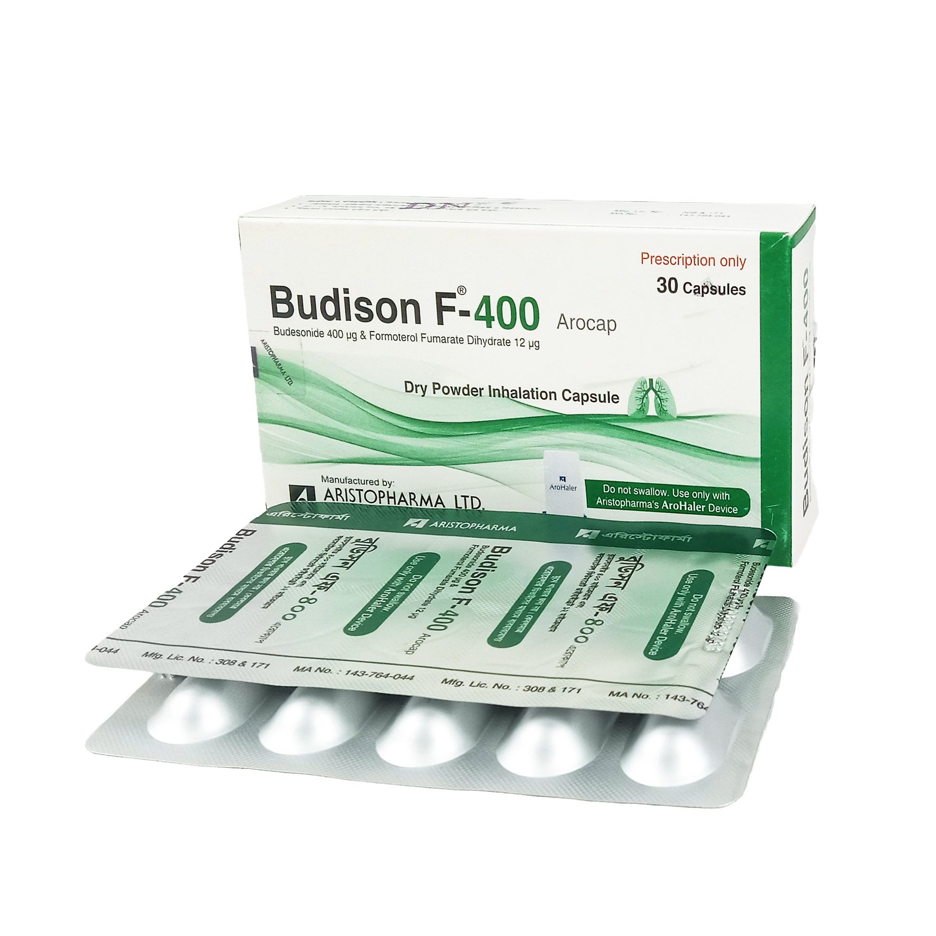 Budison F 400 Capsule - (400mcg+6mcg)