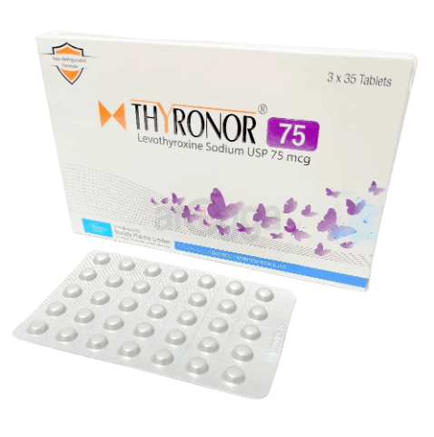 Thyronor 75 Tablet - (75mcg)
