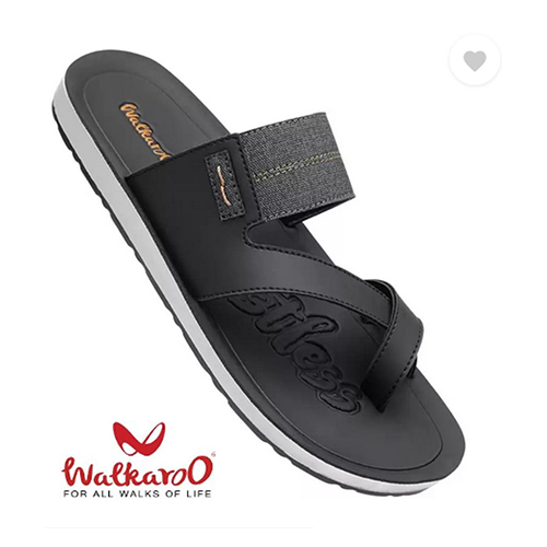 Walkaroo Men'S Stylish And Confortable Black Sandal - Sandals For Men