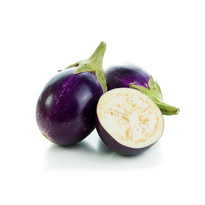 কালো গোল বেগুন (Black Round Brinjal)500gm থেকে শুরু -1 kg