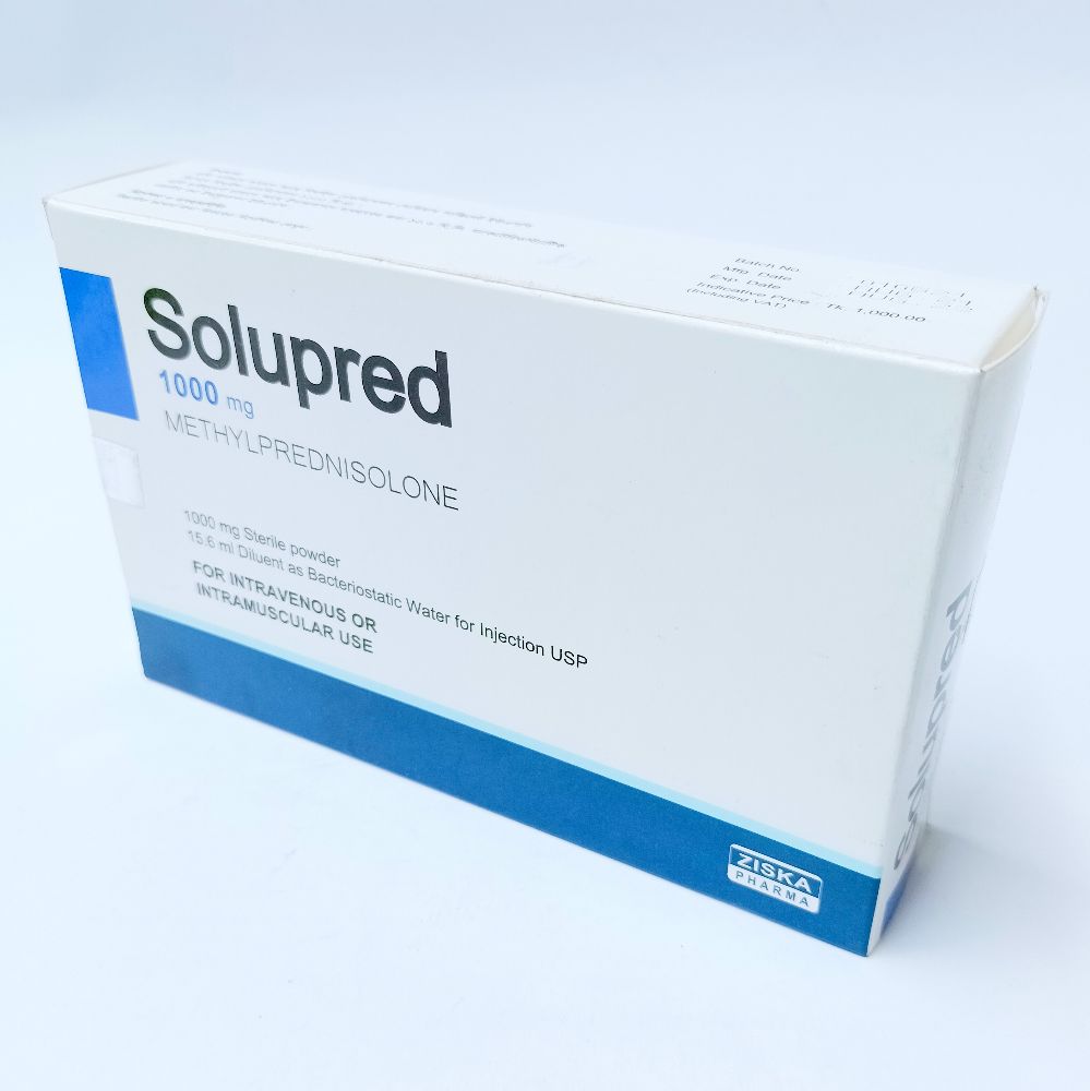 Solupred 1g IM/IV Injection - (1gm/Vial)