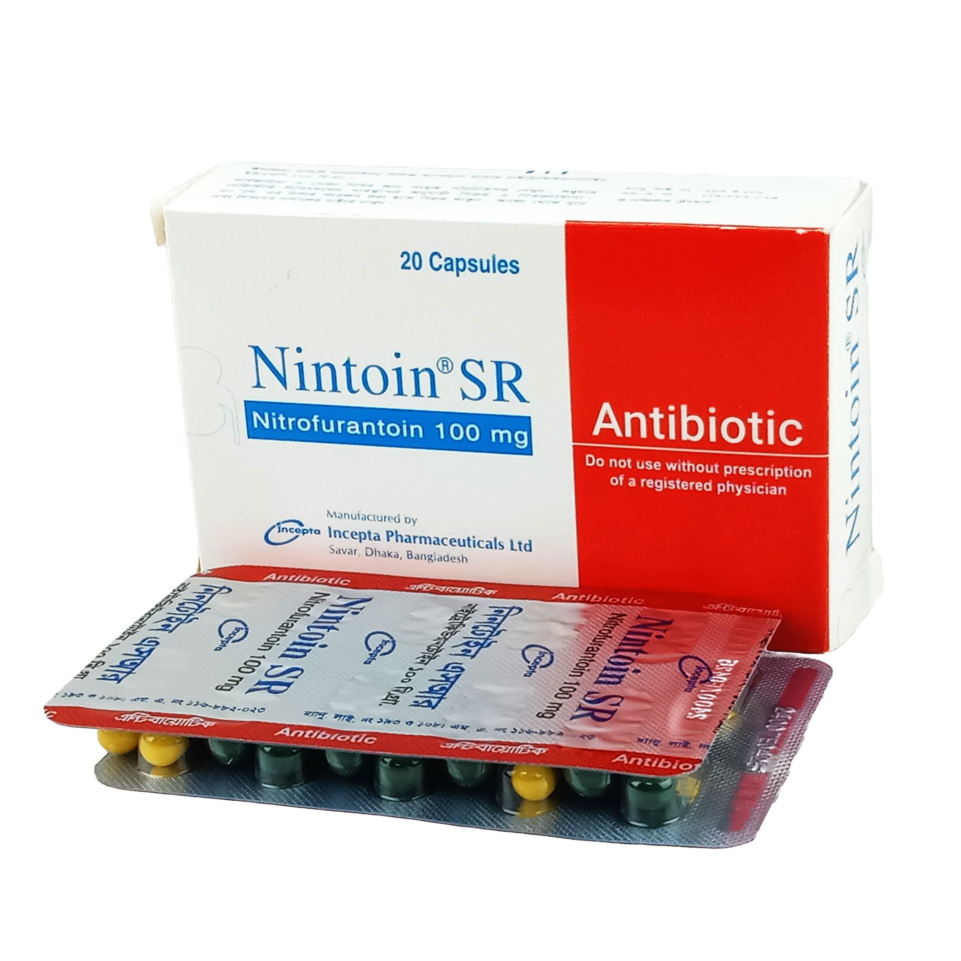 Nintoin SR Capsule - (100mg) - 1 strip