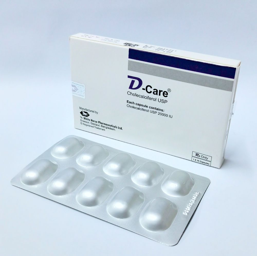 D-Care 20000 Capsule - (20000IU)