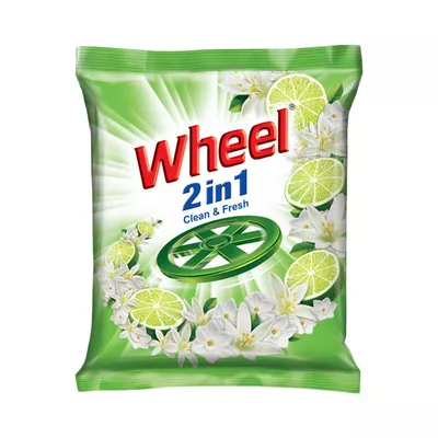 Wheel Washing Powder 2 in 1 Clean & Fresh 2 kg