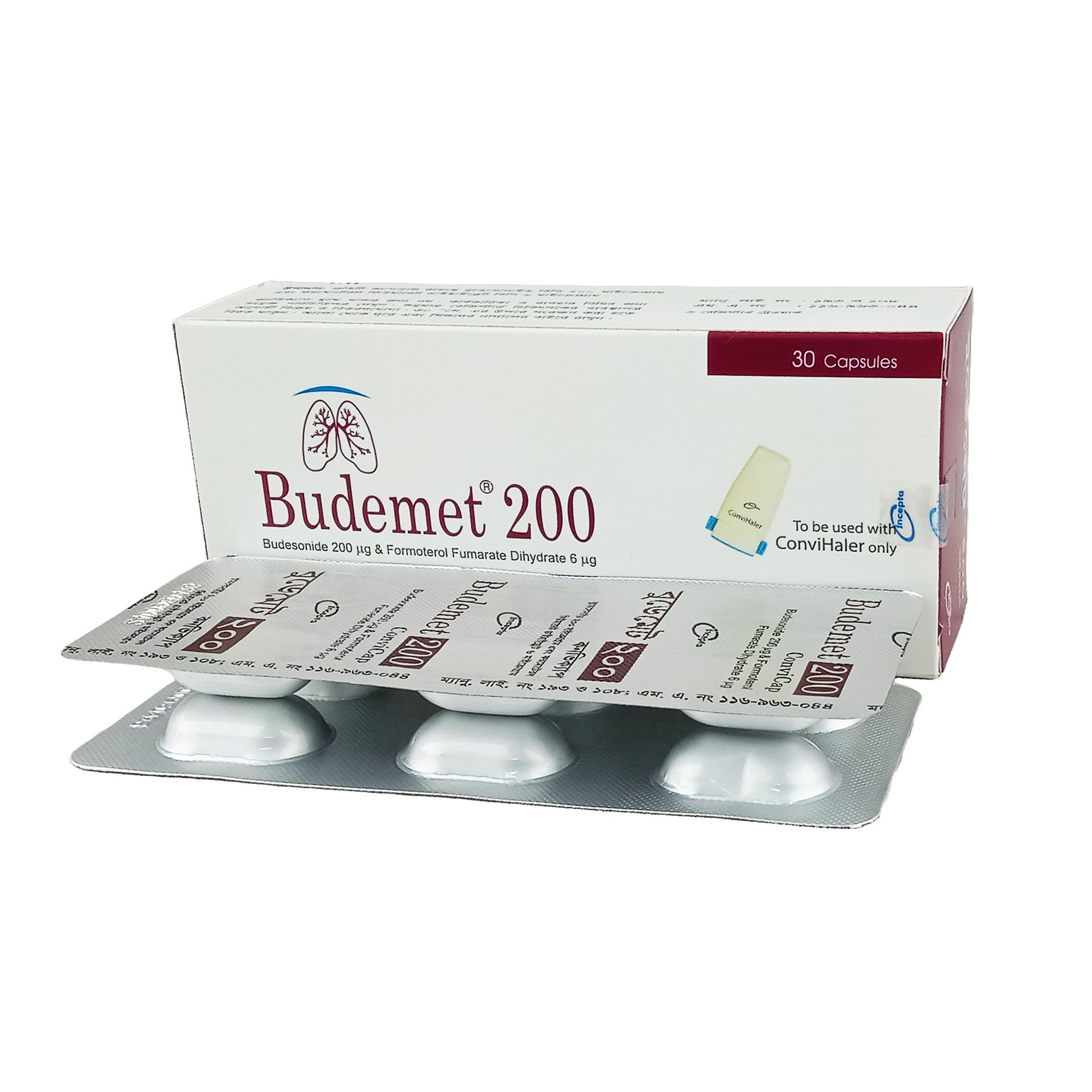 Budemet 200 Convicap Capsule - (200/6µg)