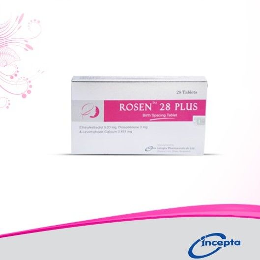 Rosen 28 Plus Tablet - (0.02mg/3mg/0.451mg)
