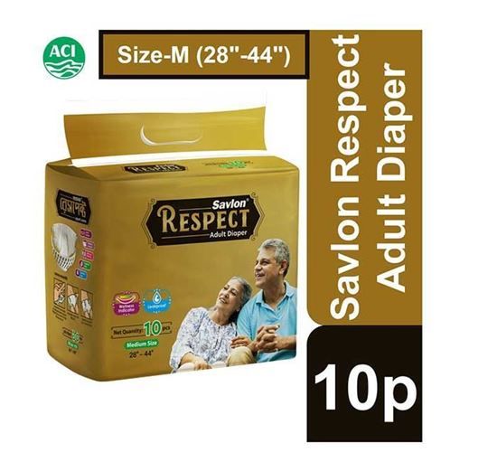 ACI Savlon Respect Adult Diaper M (28"-44") 10 pcs