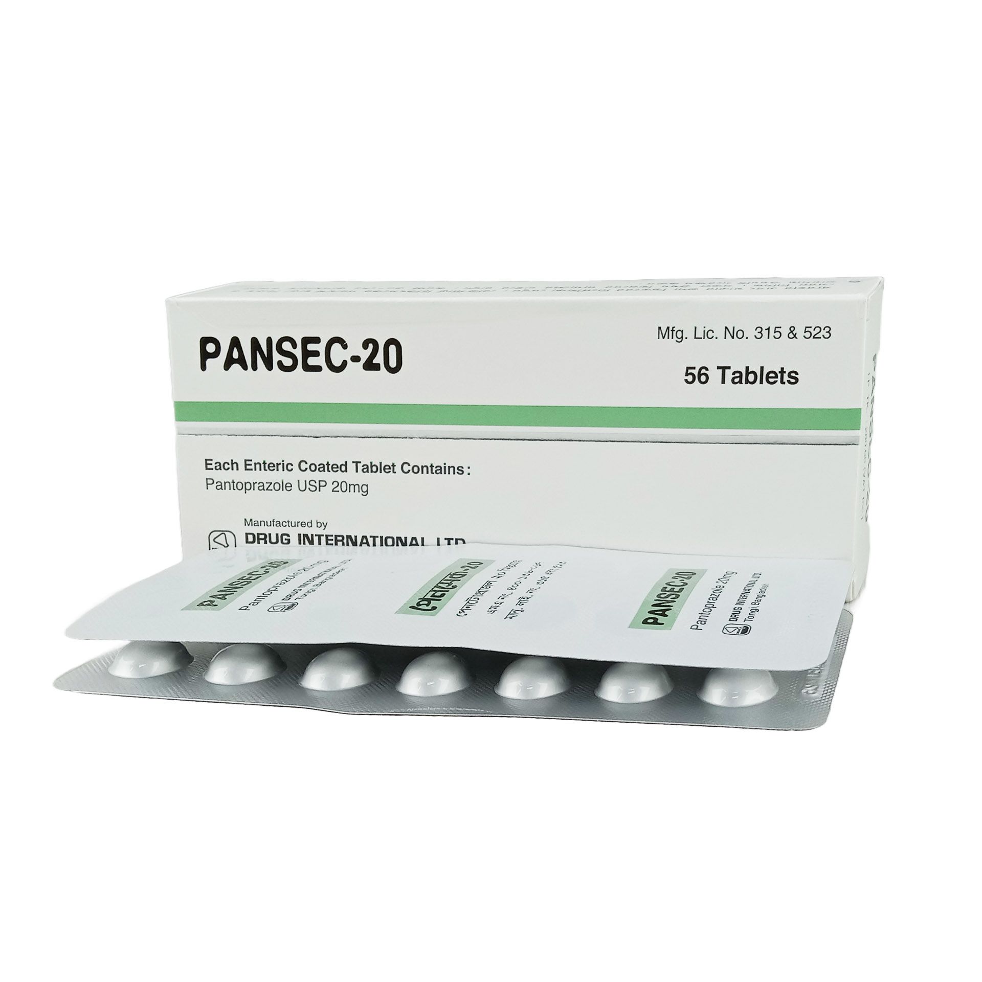 Pansec 20 - 1 strip
