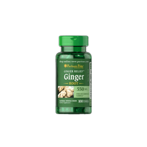 Puritan's Pride Ginger Root 550mg 100 Capsules