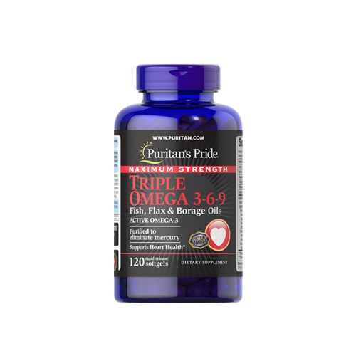 Puritan's Pride Triple Puritan's Pride Triple Omega 3-6-9 Fish Flax & Borage Oils