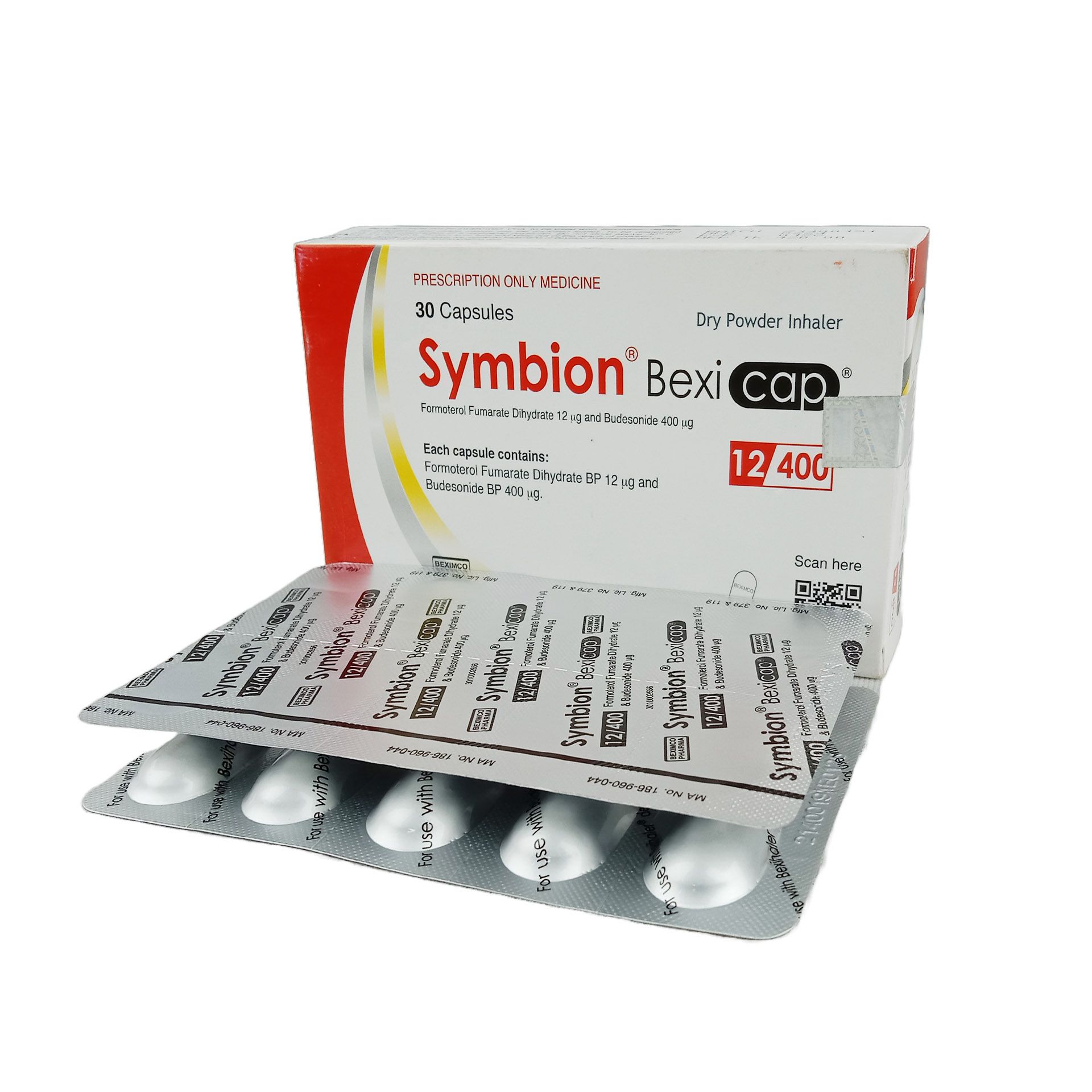 Symbion 12/400 Bexicap Capsule - (400mcg+12mcg)