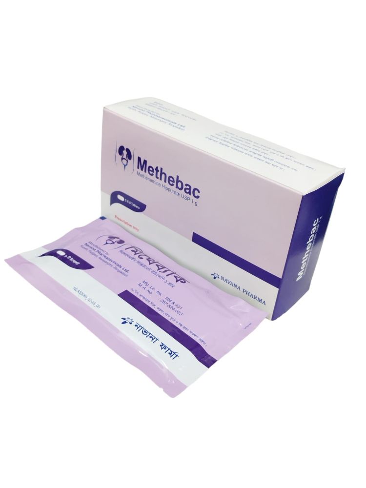 Methebac Tablet - (1gm) - 1 strip