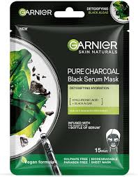 Garnier Pure Charcoal Black Serum Mask 28gm