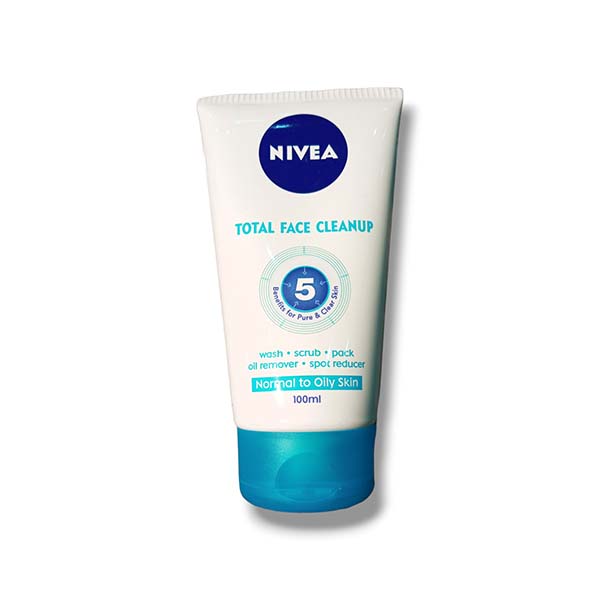 NIVEA Total Face Cleanup Face Wash 100 ml