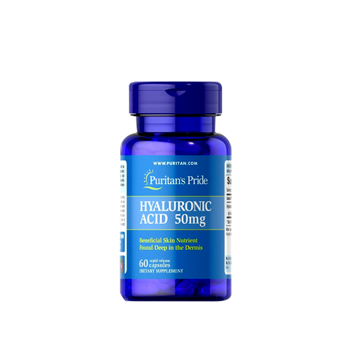 Puritan's Pride Hyaluronic Acid Beneficial Skin Nutrient Fund Deep In The Dermis Capsule - (50mg)