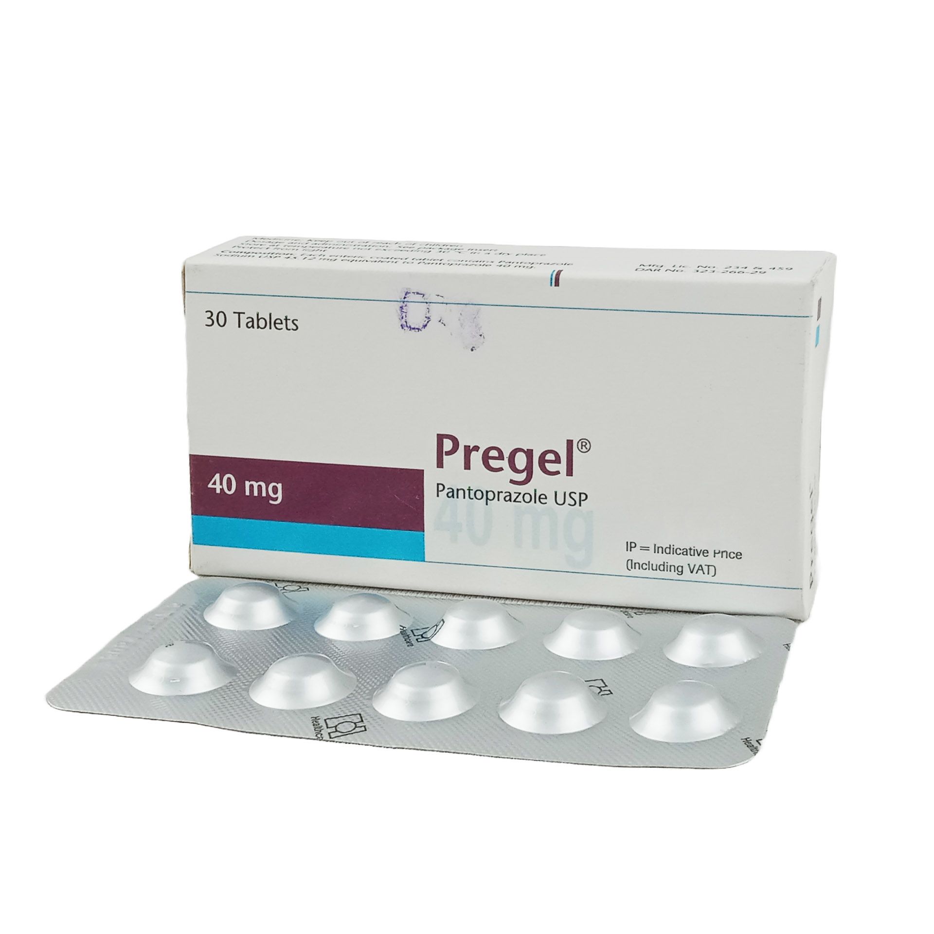 Pregel Tablet - (40mg) - 1 strip