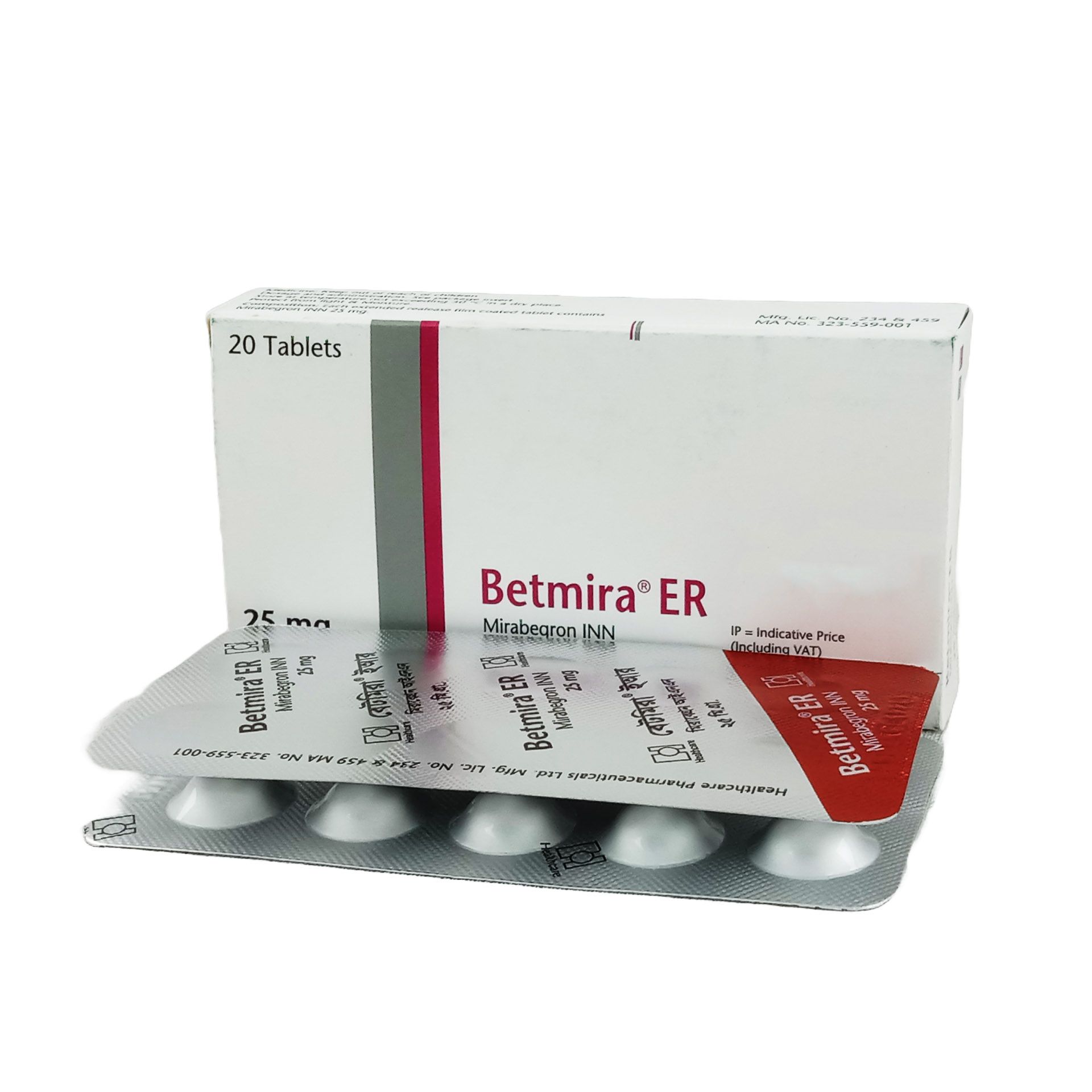 Betmira ER Tablet - (25mg) - 1 strip