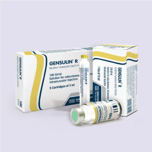Gensulin R Vial Injection - (100IU/Ml)