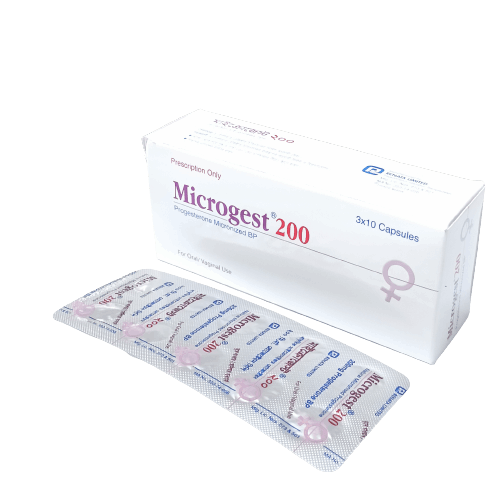 Microgest 200 Capsule - (200mg)