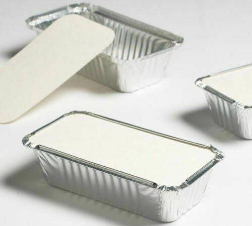 450 ml Aluminum Foil Lunch Box Foil Food Take Out Container -100 Pcs