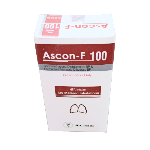 Ascon-F 100 Inhaler - ((100mcg+6mcg)/Puff)