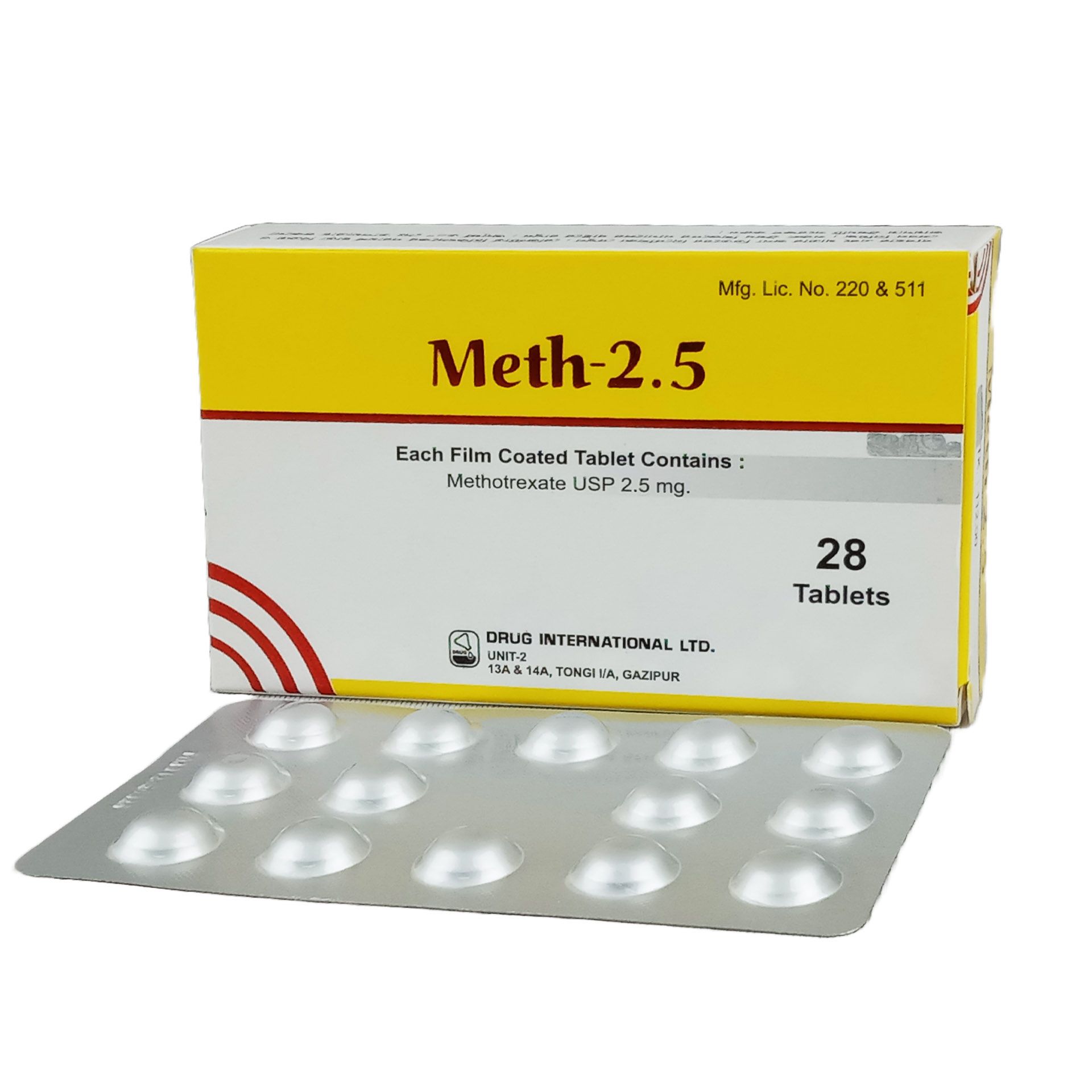 Meth 2.5 Tablet - (2.5mg)